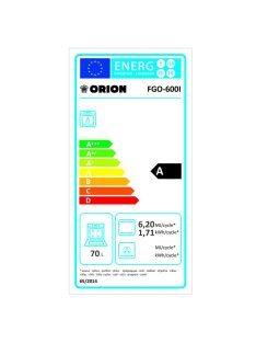 ORION FGO600I 60X60 inox gázgrill gáztűzhely