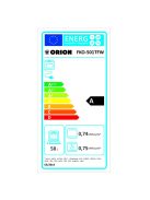 Orion FKO501TFW 50cm fehér grill légkeverés kombinált tűzhely