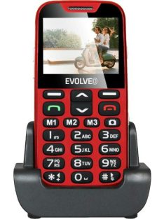   Evolveo EASYPHONE XD (EP600) Red  nagy nyomógombos mobiltelefon