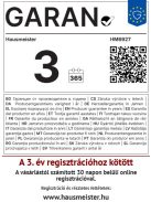 Hausmeister HM 6927 2.5L. kivehető tartály olajsütő