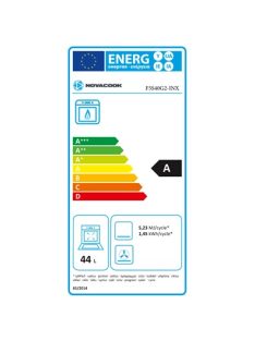 Novacook F5S40G2INX inox gázgrill piezó 50cm gáztűzhely
