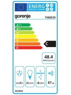 Gorenje TH60E3X 60cm teleszkópos páraelszívó inox
