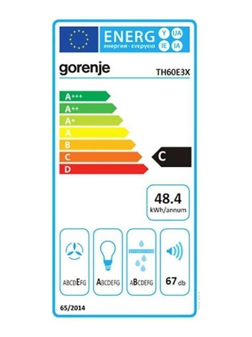 Gorenje TH60E3X 60cm teleszkópos páraelszívó inox