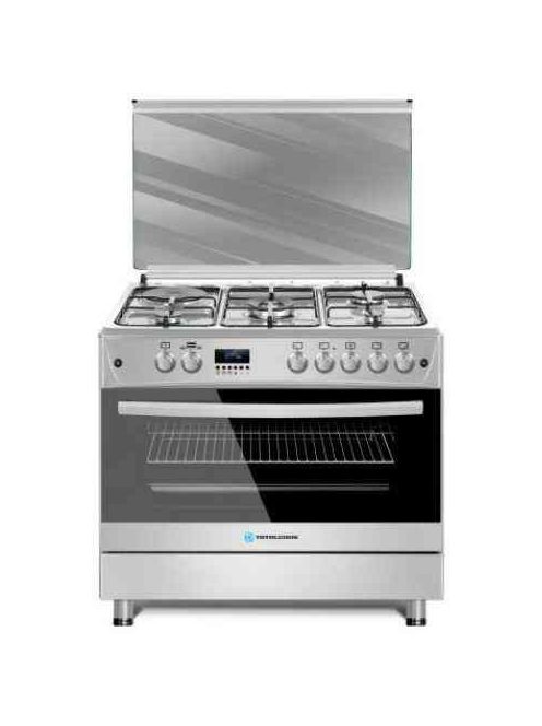 Novacook F9S50E6HI EXCLUSIVE LINE 90cm INOX kombinált tűzhely