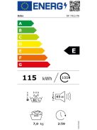 Beko DF7412PA "E" 7kg keskeny hőszivattyús szárítógép