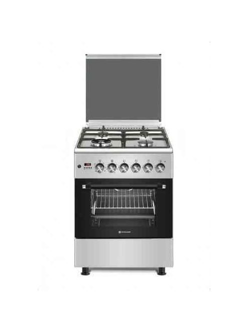 Novacook F6TS40E6HI 60cm inox exclusive légkeverés kombinált tűzhely