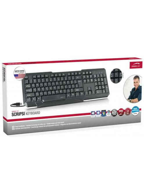 Speedlink Scrpsi Keyboard SL640003 BK-HU billentyűzet