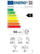 Whirlpool TDLR6240S EU/N "C" 6kg 1200' felültöltős mosógép