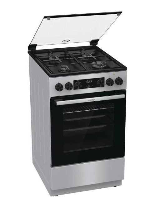 Gorenje GK5C41SJ 50cm ezüst programóra légkeveréses kombinált tűzhely