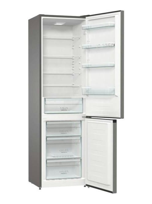 Gorenje NRK6202ES4 239/110L "E"Nofrost ezüst hűtő kombinált alulfagyasztós