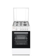 Hausmeister HM5027 4 égős fehér gáztűzhely