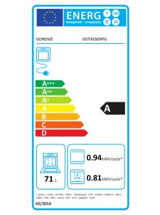 Gorenje GEIT6C60XPG inox indukciós kerámia tűzhely