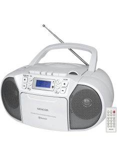 Sencor SPT3907W fehér kazettás CD BT rádiósmagnó