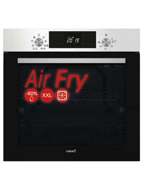 Cata MDS8008X inox Air Fryer Beépíthető sütő+Ajándék Pizzaszett