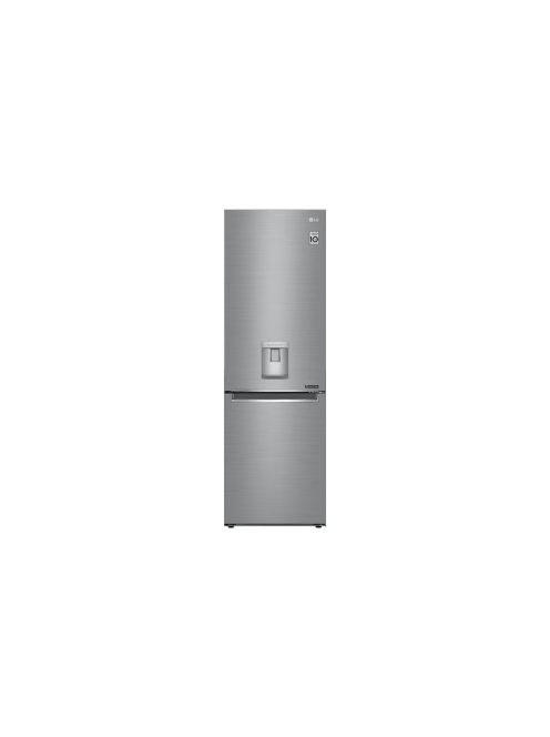 LG GBF61PZJMN "E" 234/107L Nofrost inox alulfagyasztós kombinált hűtő italadagol