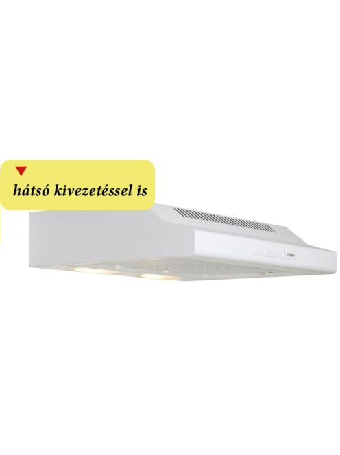 Davoline Olympia 250 1M/1WH fehér 60cm hátsó kivezetésű Páraelszívó