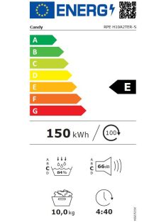   Candy RPEH10A2TER-S "E"10kg fehér Hőszivattyús szárítógép