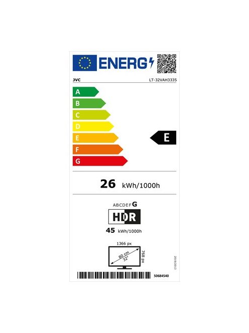 JVC 32"LT32VAH3335 HD Android SMART LED TV