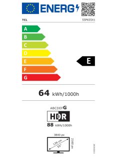 TCL 55" 55P655 UHD Google Smart led TV