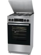 Gorenje GKS5C71XF 50 inox AirFryer légkeveréses kombinált tűzhely