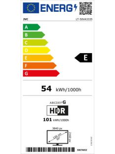 JVC 50' LT50VA3335 UHD Android smart LED tv