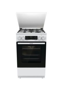   Gorenje GK5C64WH fehér 50cm programóra sütősín, AirFryer, kombi tűzhely fém tető