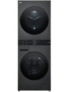   LG WT1210BBF "A" 1400ford.12/10kg gőzös,fekete mosó-szárítógép WashTower