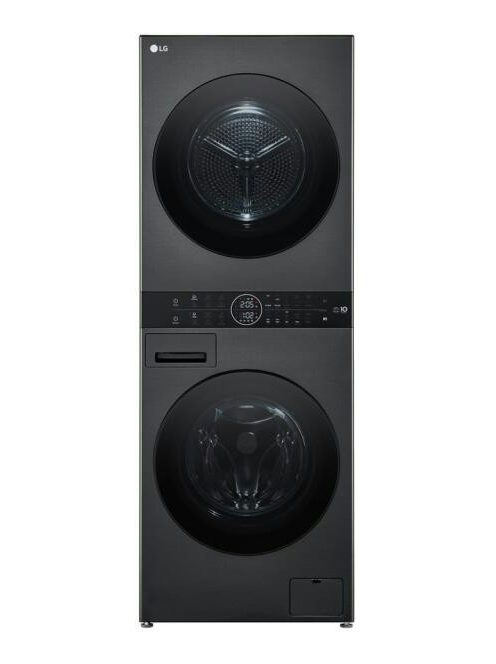 LG WT1210BBF "A" 1400ford.12/10kg gőzös,fekete mosó-szárítógép WashTower