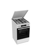 Gorenje GKS5C72WF 50cm fehér AirFryer légkeveréses kombinált tűzhely fém tető