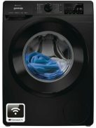 Gorenje WPNEI84A1SW/B 8kg,1400ford.,"A",Gőz,Wifi,fekete Elöltöltős mosógép