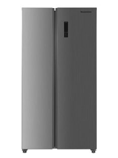   Hausmeister HM3300E "E" 291/151l inox Nofrost Side by Side hűtő