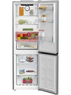   Beko B3RCNA364HXB1 "E"210/106L ,szürke ,alulfagyasztós kombinált hűtő