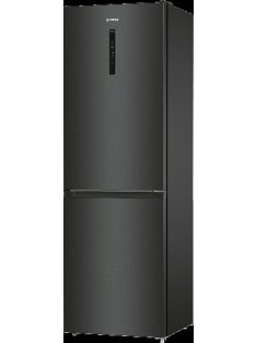   Gorenje NRK619EABXL4 "E"204/96L Fekete Nofrost alulfagyasztós kombinált hűtő