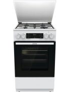 Gorenje GK5C42WHB 50cm fehér 1db sütősín légkeverés kombinált tűzhely fém tető