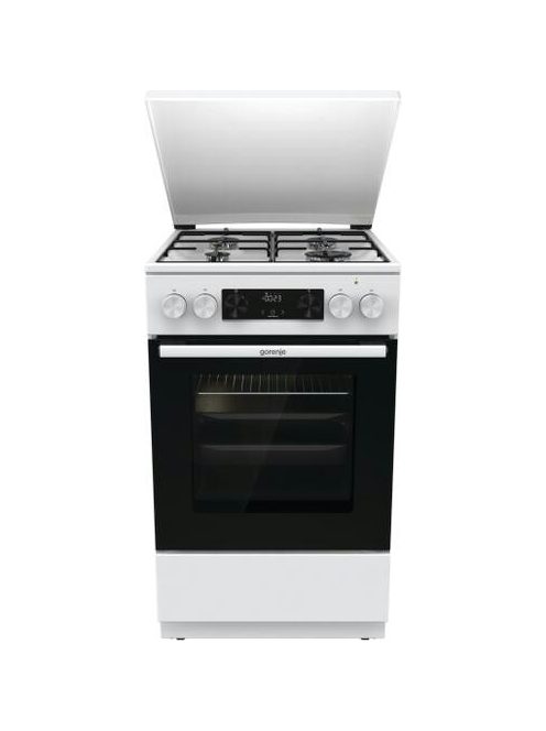 Gorenje GK5C42WHB 50cm fehér 1db sütősín légkeverés kombinált tűzhely fém tető