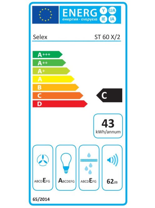 SLX ST60X/2 60cm,teleszkópos páraelszívó