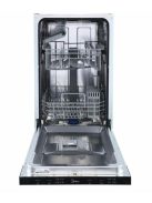 Midea MID45S110-HR 45cm 9 teríték "E" Integrált Beépíthető mosogatógép
