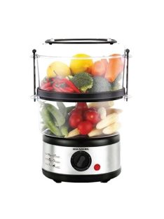   Hausberg HB1350 400W rozsdamentes acélház,2 szint,4,8L ételpároló