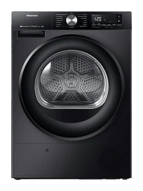 Hisense DH3S902BB3 fekete "C" Hőszivattyús szárítógép 9kg