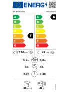 LG W4X1085NWK "E" 8/5kg  1400' Gőz Mosó-szárítógép