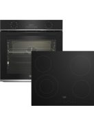 Beko BBSM12320XCS Beépíthető sütő és kerámia főzőlap szett