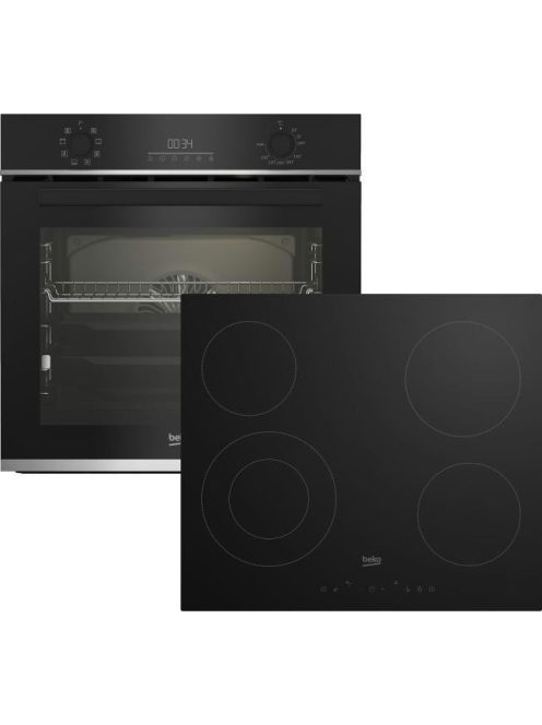 Beko BBSM12320XCS Beépíthető sütő és kerámia főzőlap szett