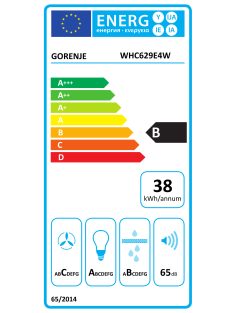 Gorenje WHC629E4W kürtős fehér 60cm páraelszívó