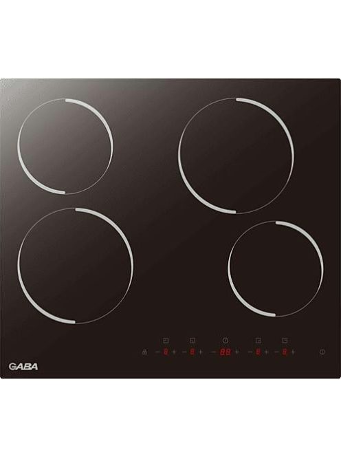 Gaba GMHC4 4 zónás,fekete, beépíthető,elektromos kerámia főzőlap