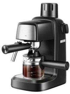   TOO CM800B Eszpresszó Kávéfőző tejhabosítóval 3,5 Bar,800W,fekete-rozsdamentes