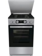 Gorenje GK5C42SHB 50cm ezüst 1db sütősín légkeverés kombinált tűzhely fém tető