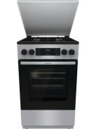 Gorenje GK5C63SH 50cm ezüst 1db sütősín AirFryer Kombinált tűzhely fém tető