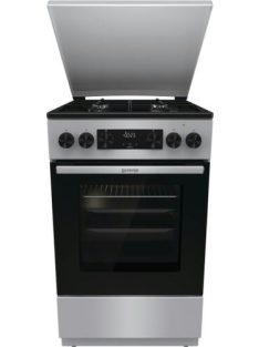   Gorenje GK5C63SH 50cm ezüst 1db sütősín AirFryer Kombinált tűzhely fém tető