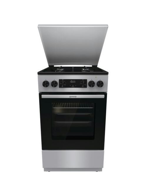 Gorenje GK5C63SH 50cm ezüst 1db sütősín AirFryer Kombinált tűzhely fém tető