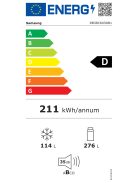 Samsung RB38C603DB1/EF "D"276/114L Fekete Alulfagyasztós kombinált hűtő